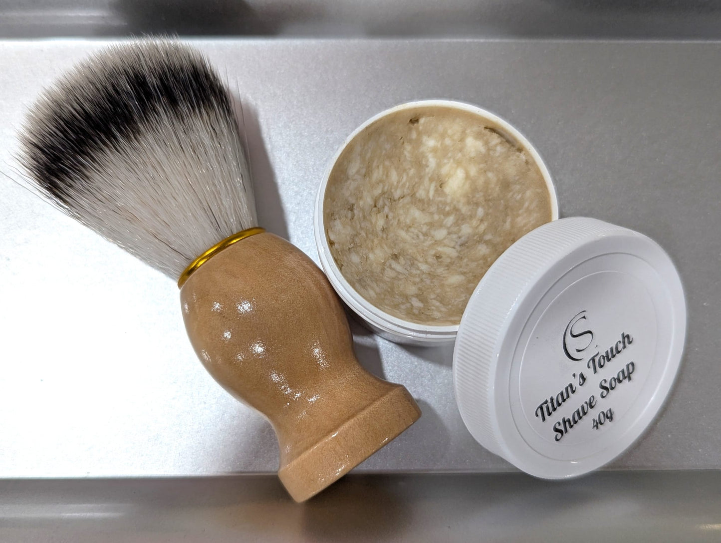 Smooth Shave, Soft Skin – Titan’s Touch Shave Soap for Men