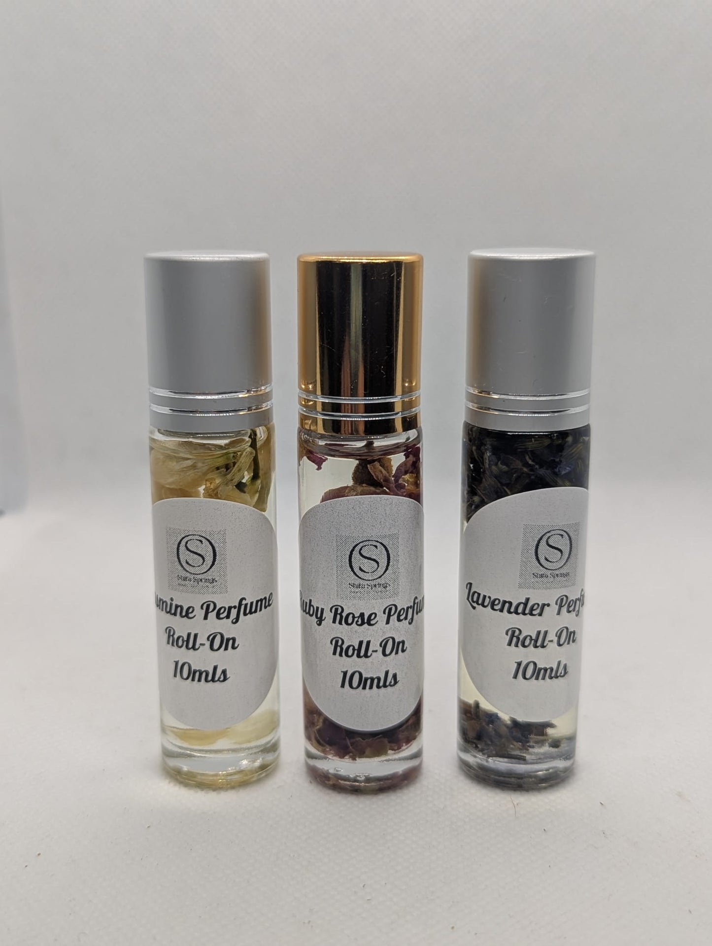 Floral Perfume Roll-On Gift Set | Rose, Jasmine & Lavender (3pc)