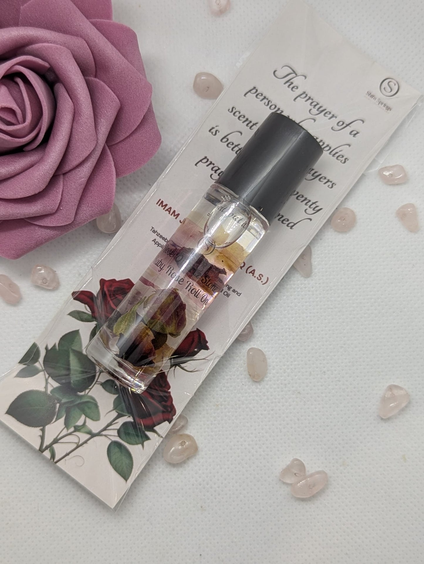 Eid-e-Zahra Special: Gemstone Infused Ruby Rose Perfume