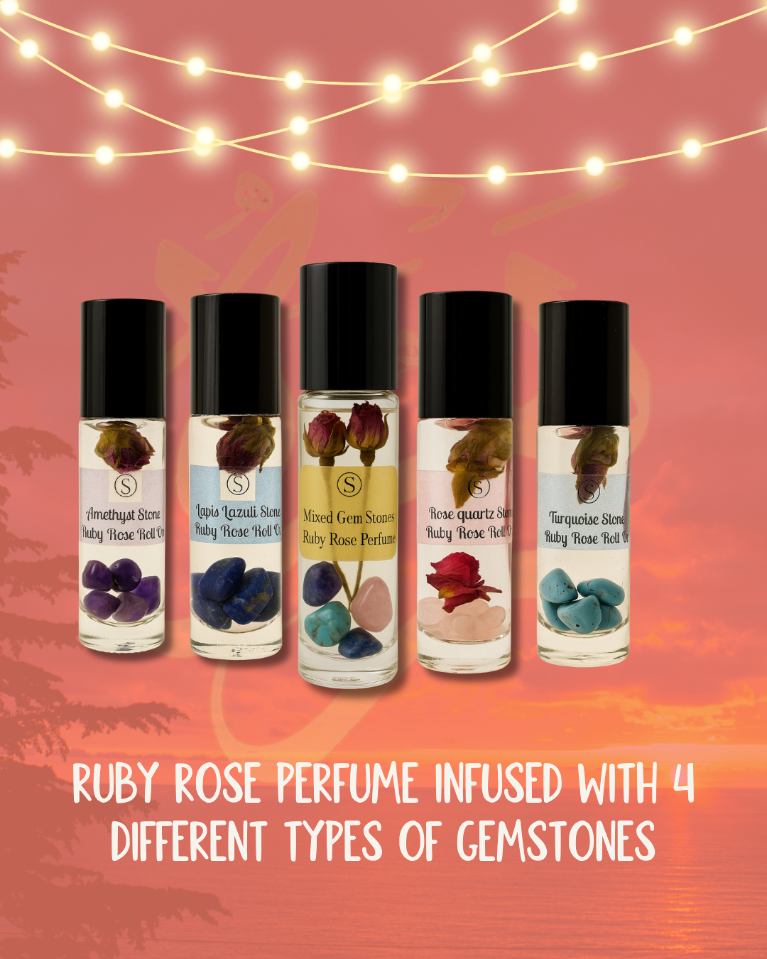 Eid-e-Zahra Special: Gemstone Infused Ruby Rose Perfume