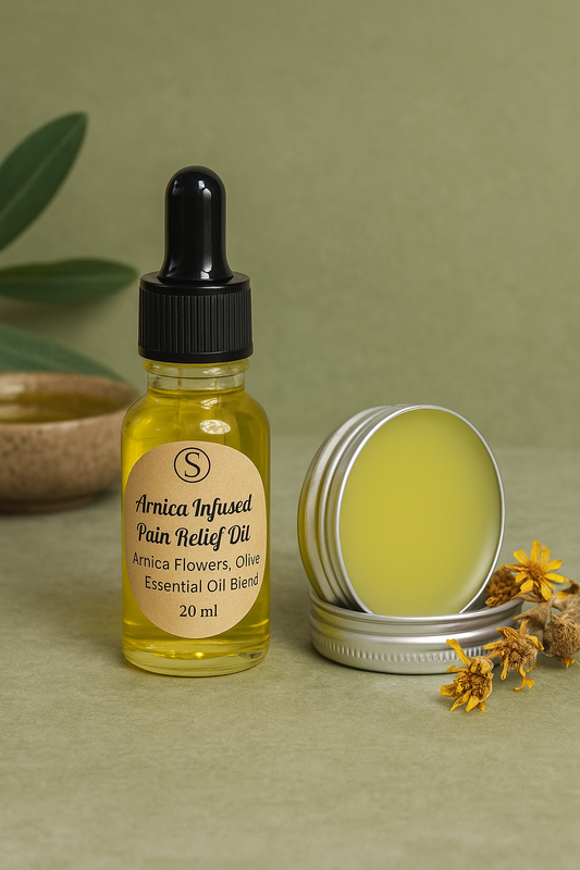 Arnica Pain Relief Oil | Soothes Muscle Aches & Eases Tension