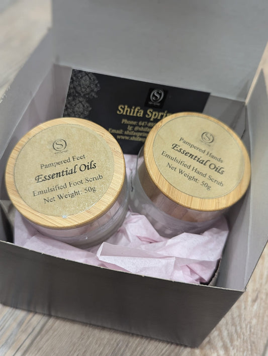 Hand & Foot Scrub Pamper Pack for Mom Teacher Friend
